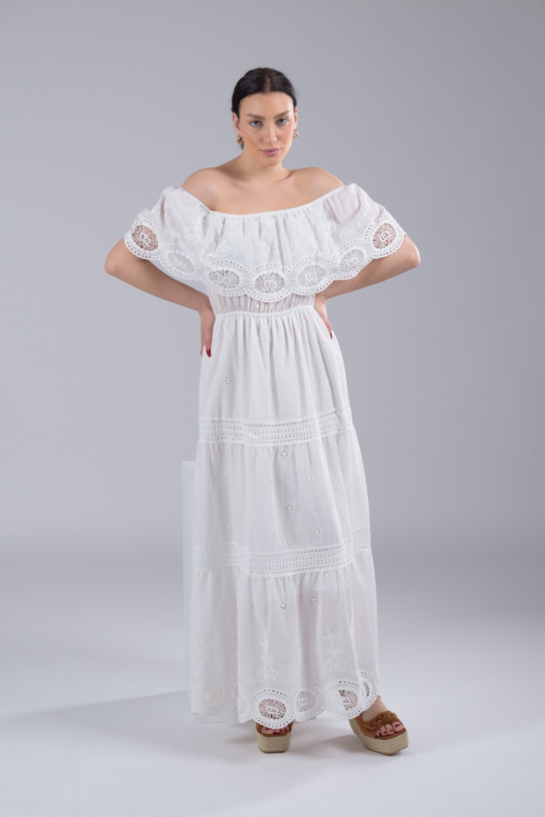 Φόρεμα Athina Λευκό