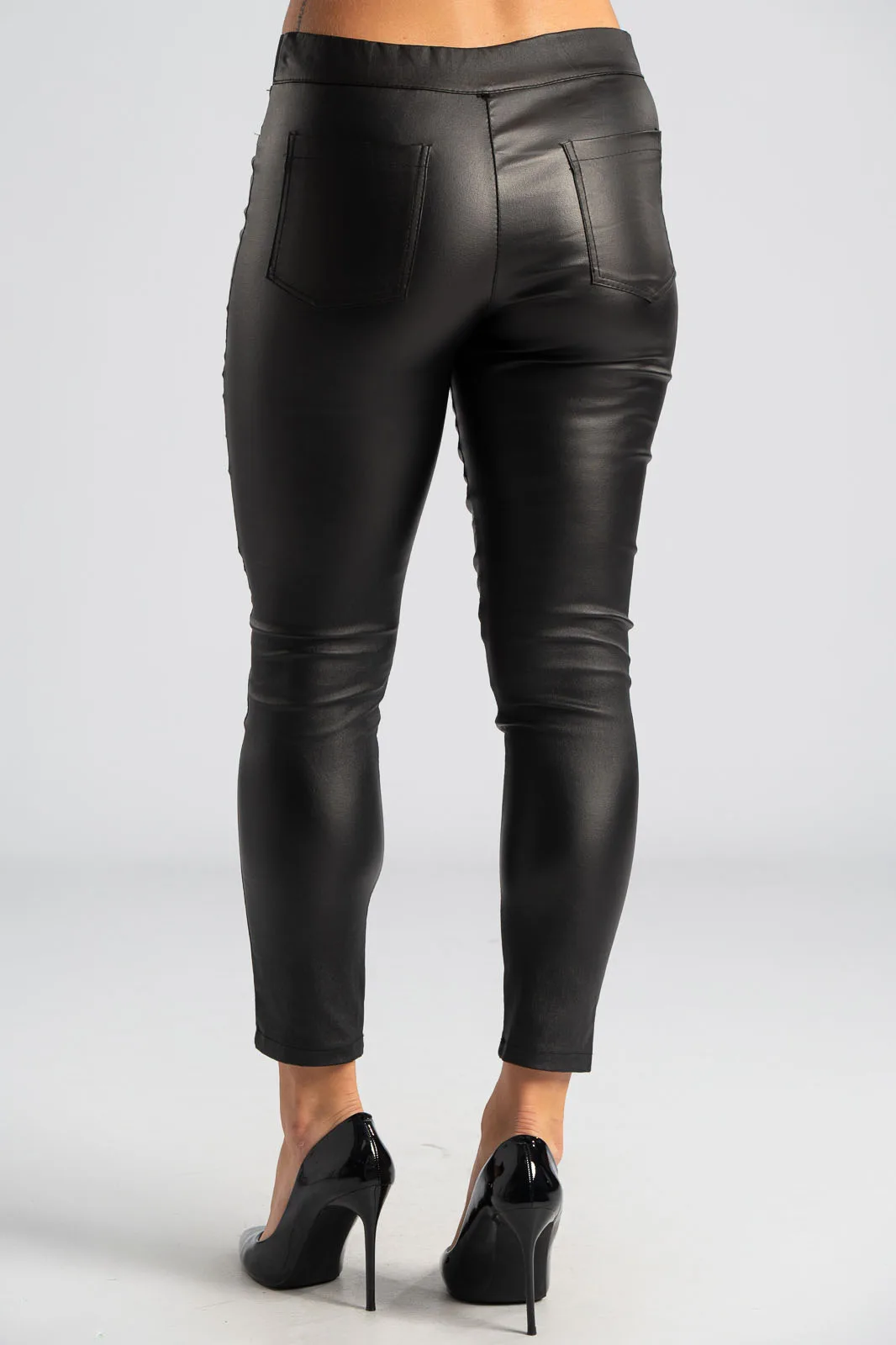 Leggings Waistband Metal Buttons