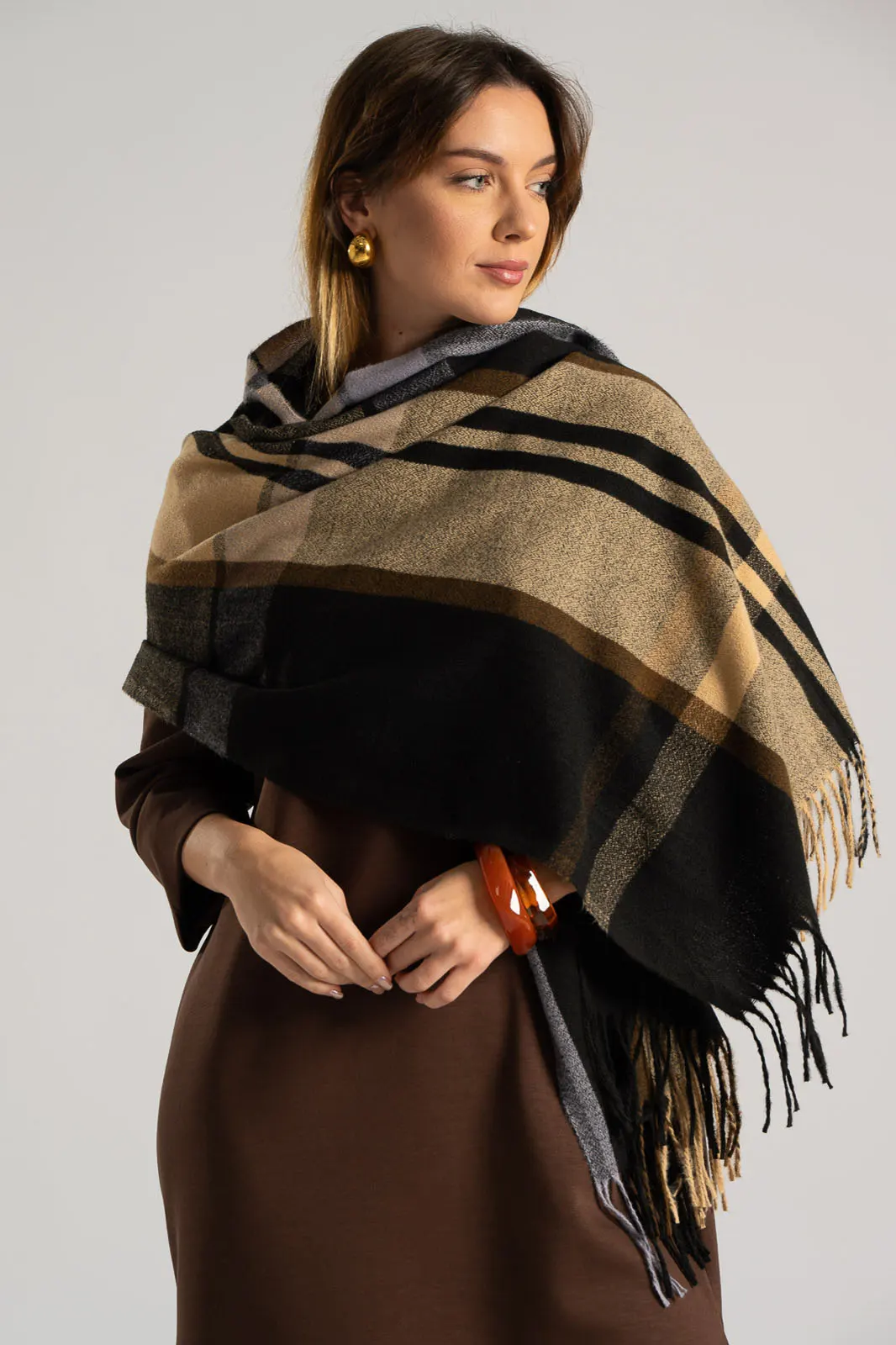 Πασμίνα Καρό Κρόσια