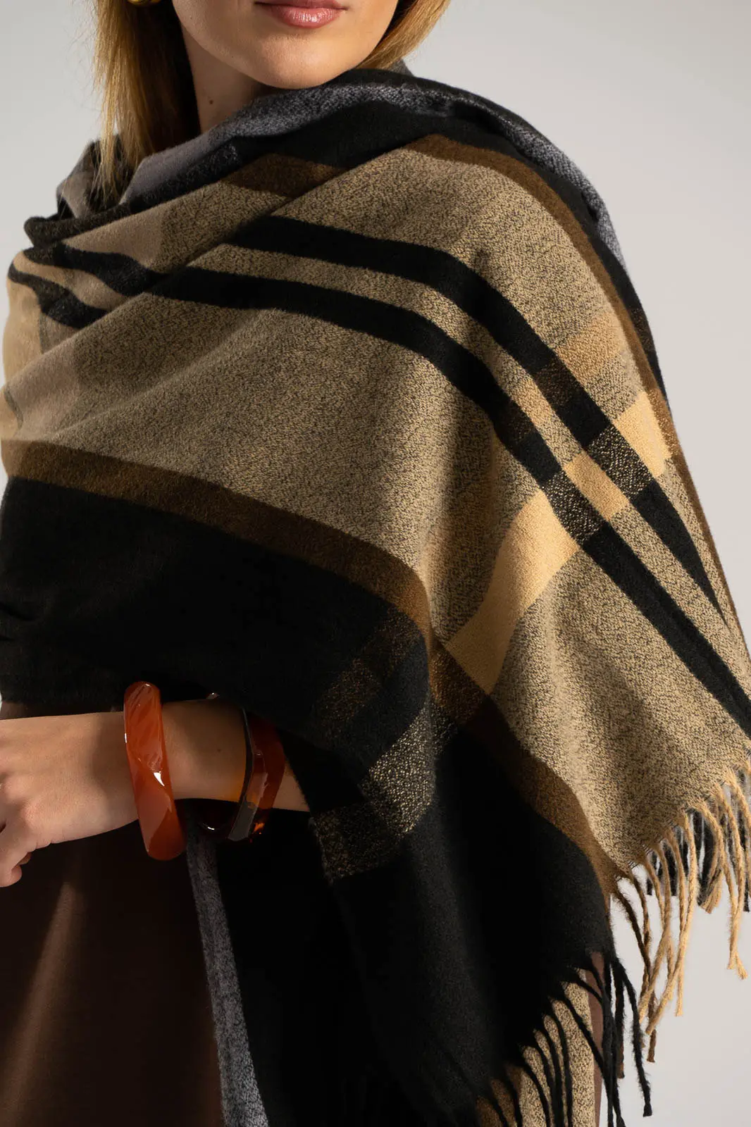 Πασμίνα Καρό Κρόσια