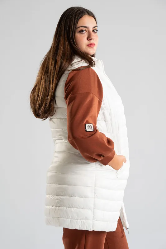 Sleeveless Jacket Detachable Hood