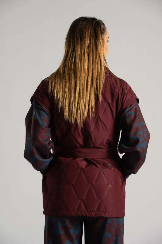 Αμάνικο Μπουφάν  Καπιτονέ Ζώνη