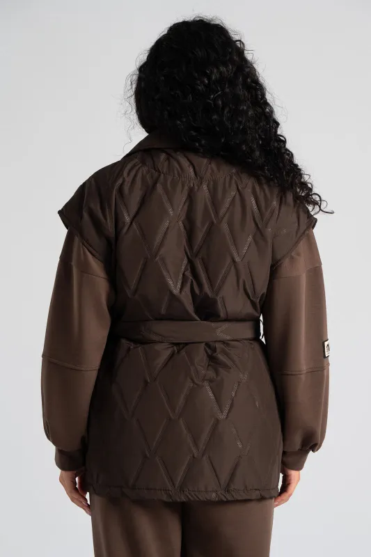 Αμάνικο Μπουφάν  Καπιτονέ Ζώνη