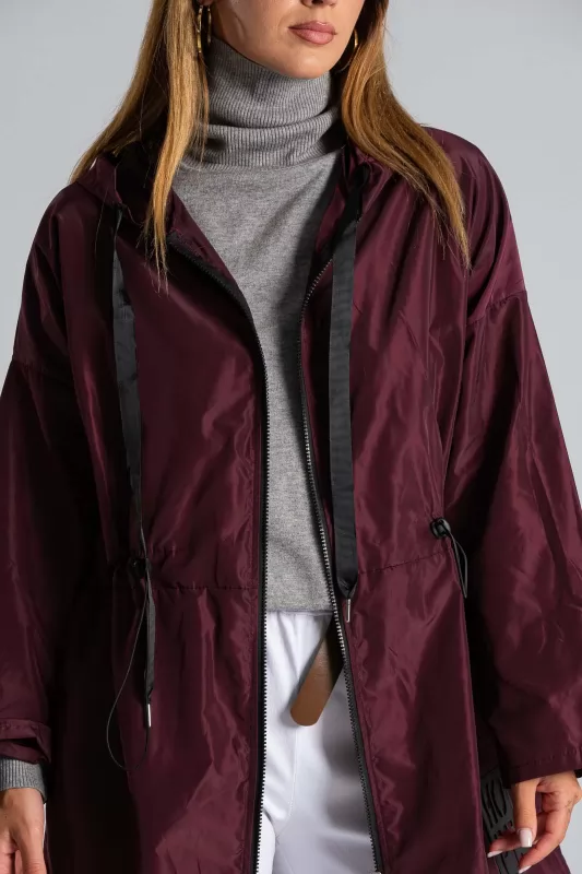 Windproof Jacket Hood Hem