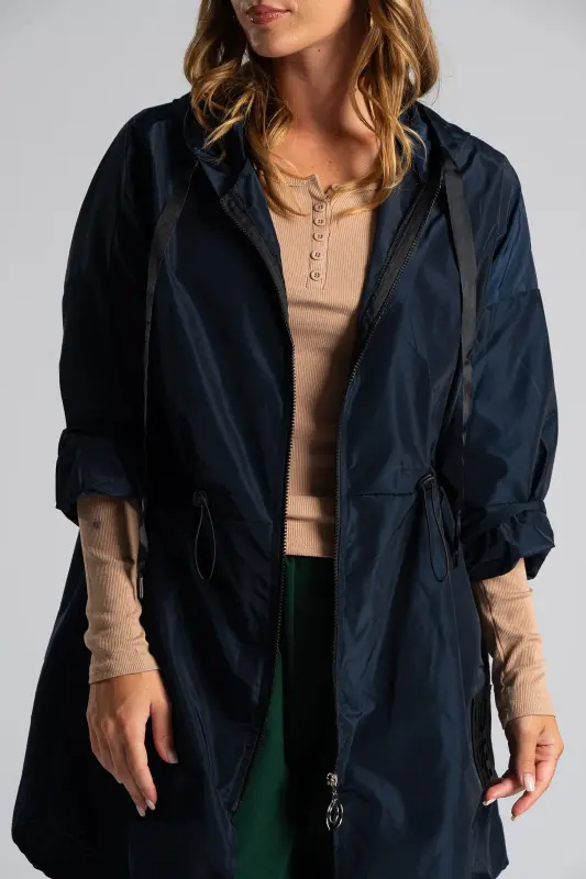 Windproof Jacket Hood Hem