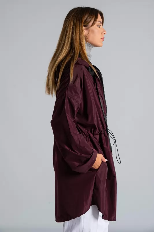 Windproof Jacket Hood Hem