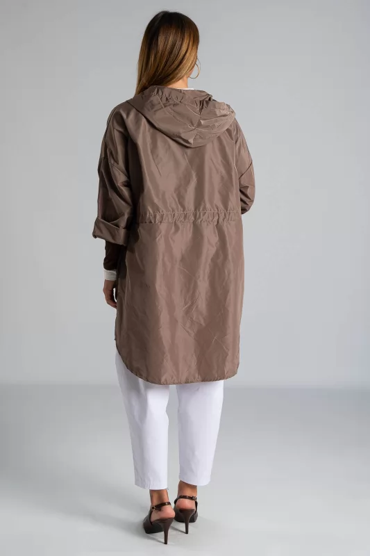 Windproof Jacket Hood Hem