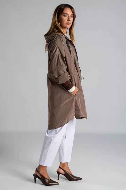 Windproof Jacket Hood Hem