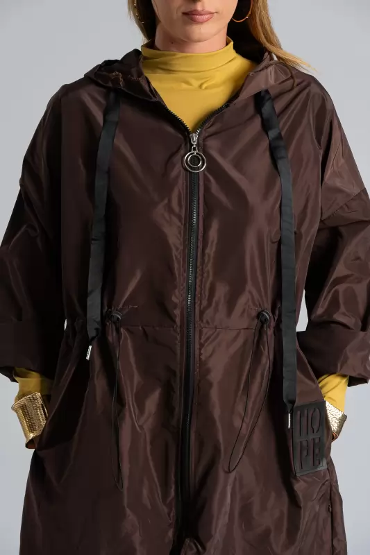 Windproof Jacket Hood Hem