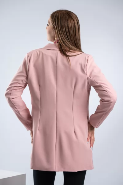 Blazer Κουμπί Baby Pink