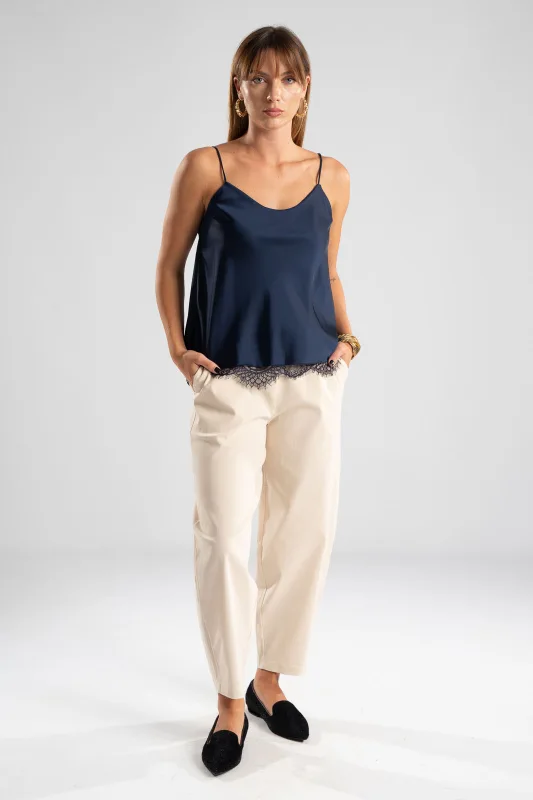 Camisole Σατέν Δαντέλα Τελείωμα
