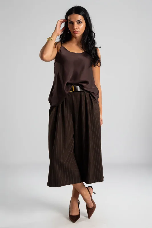 Camisole Σατέν Δαντέλα Τελείωμα