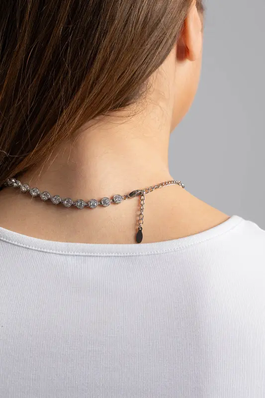 Choker Decorative Rhinestones 