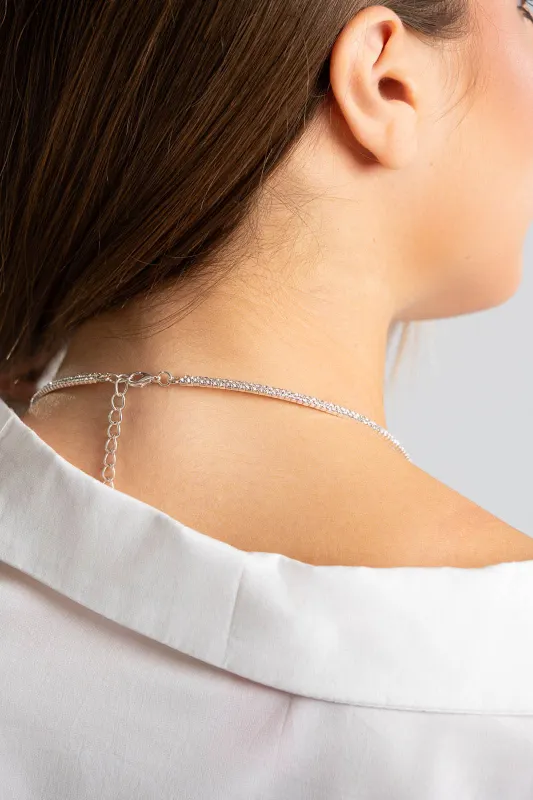 Choker Double Στρας