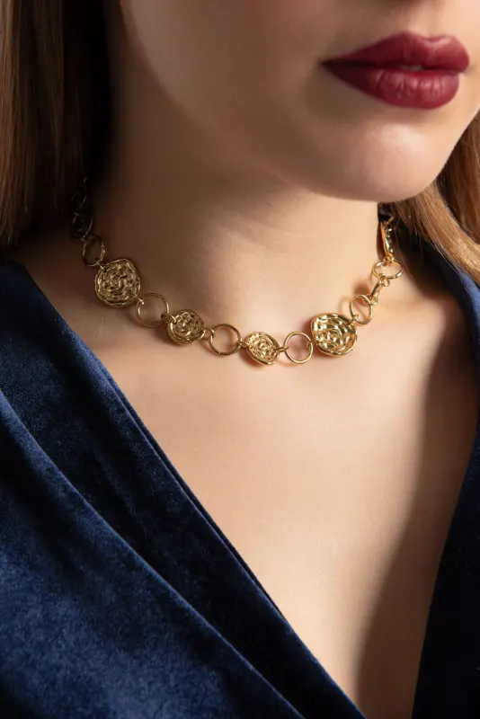 Choker Σφυρήλατο Circle