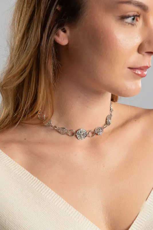 Choker Σφυρήλατο Circle