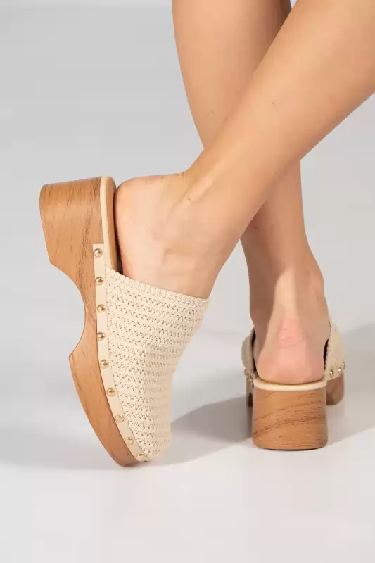 Clog Knitted Popper 