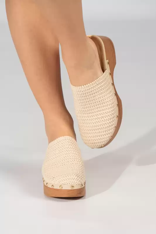 Clog Knitted Popper 