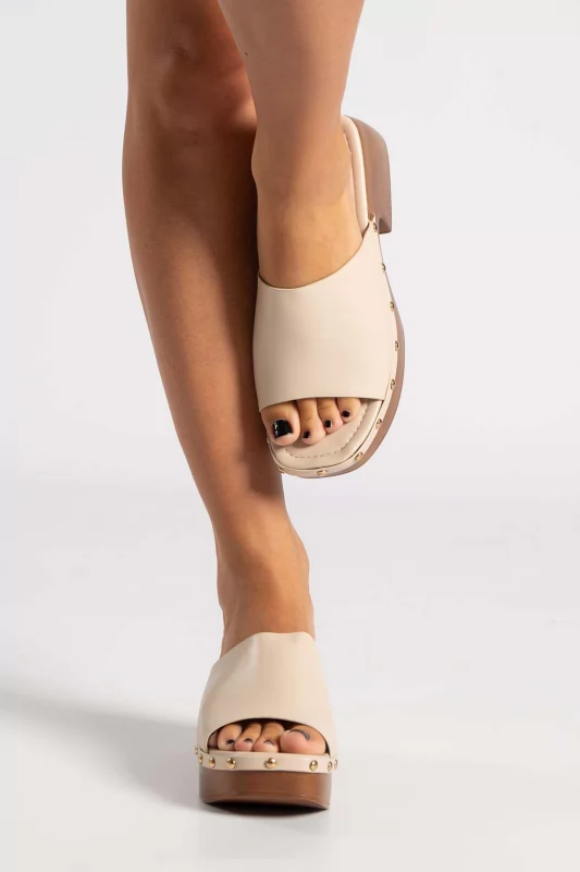 Clogs Δερματίνη Τρουξ