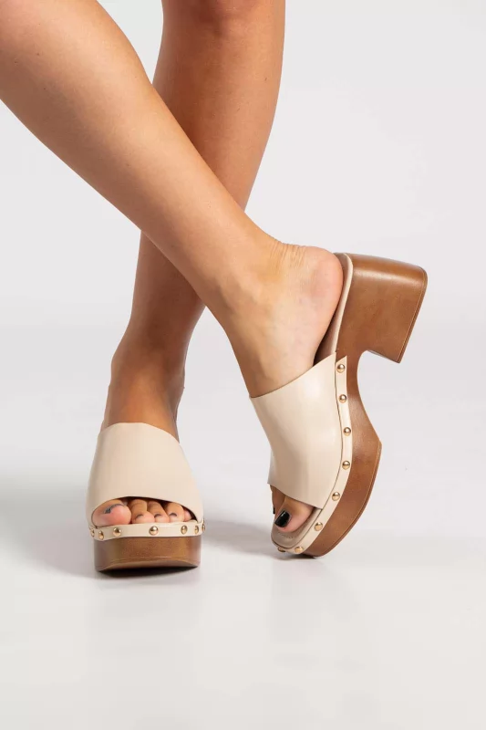 Clogs Δερματίνη Τρουξ