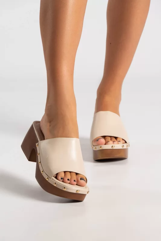 Clogs Δερματίνη Τρουξ
