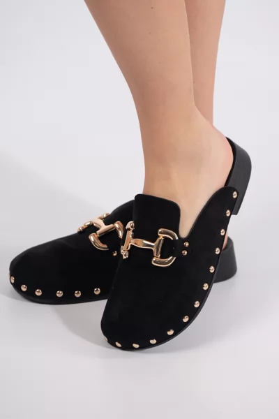 Clogs Suede  Black