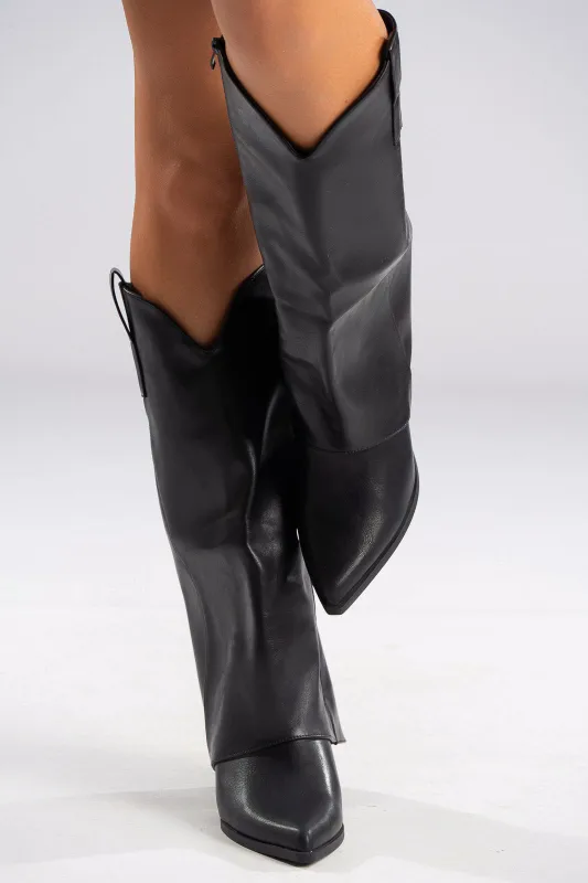 Cowboy Boots Leatherette