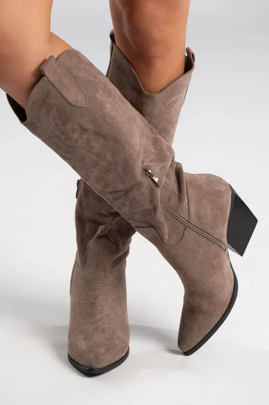 Cowboy Boots Suede 