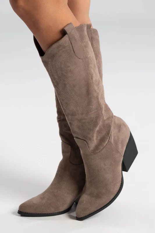 Cowboy Boots Σουέτ