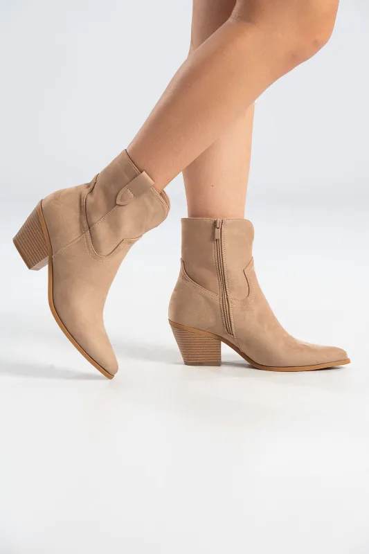 Cowboy Μποτάκι Σουέτ