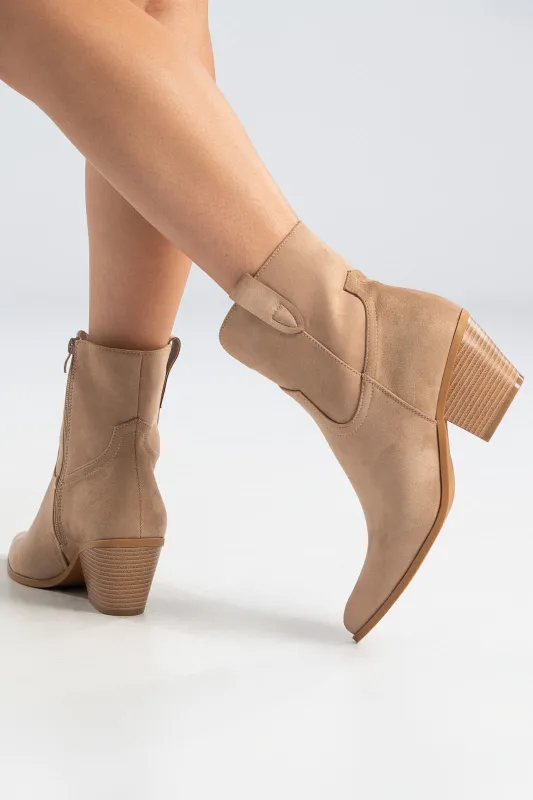 Cowboy Μποτάκι Σουέτ