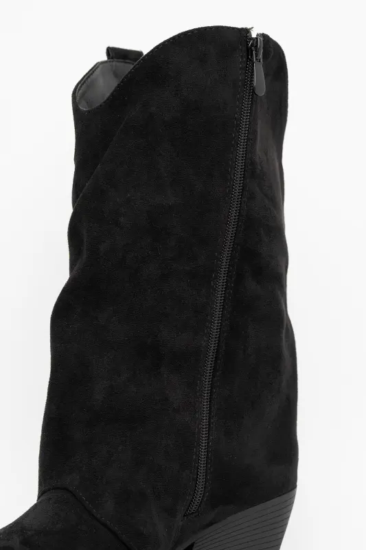 Cowboy Boots Suede Fringes