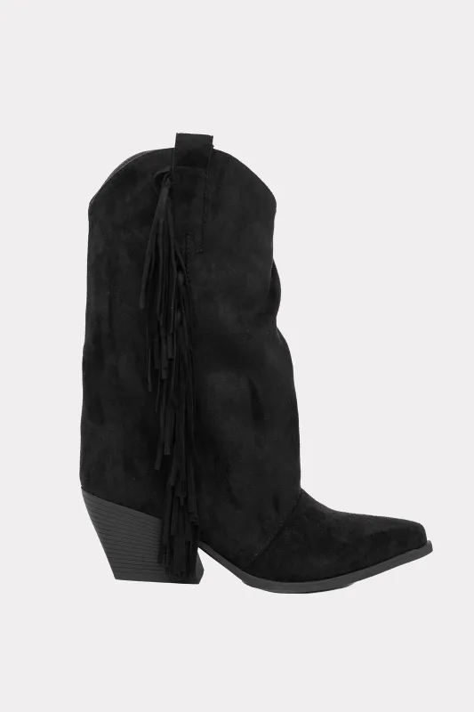 Cowboy Boots Suede Fringes