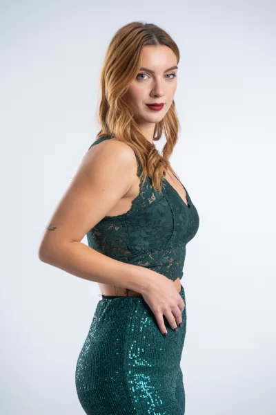 Crop Top Anastasia Κυπαρισσί