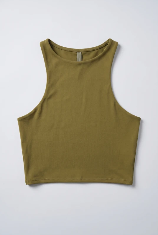 Crop Top Minimal Αμάνικο