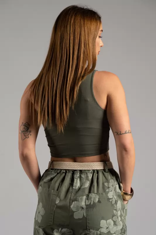 Crop Top Olive
