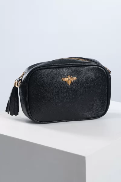 Crossbody Small Butterfly Μαύρη