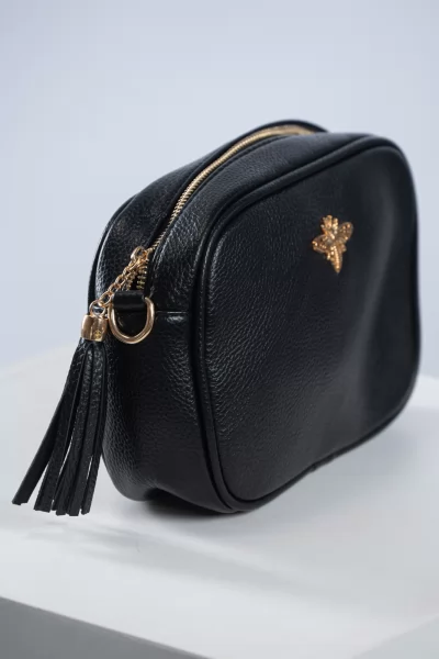 Crossbody Small Butterfly Μαύρη