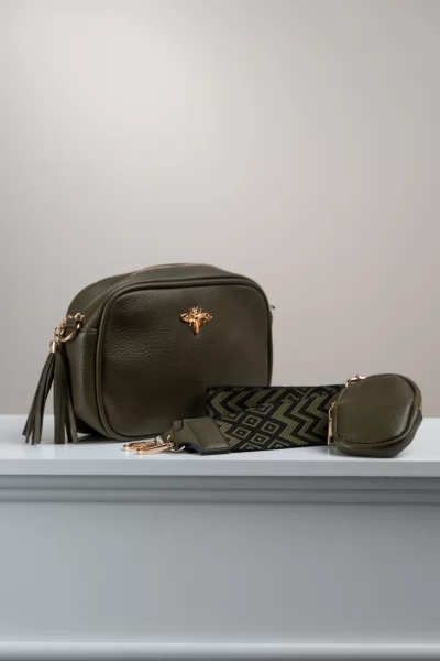 Crossbody Small Butterfly Χακί