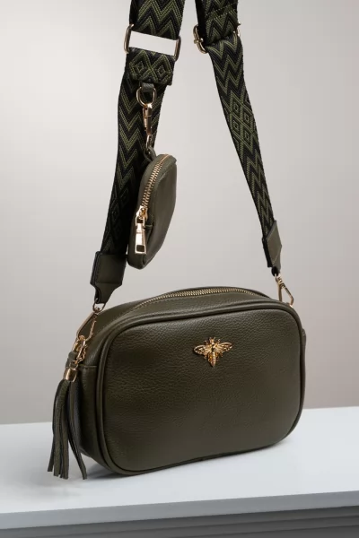 Crossbody Small Butterfly Χακί