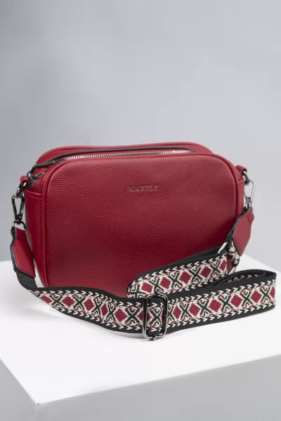 Crossbody Μικρή Wine Red