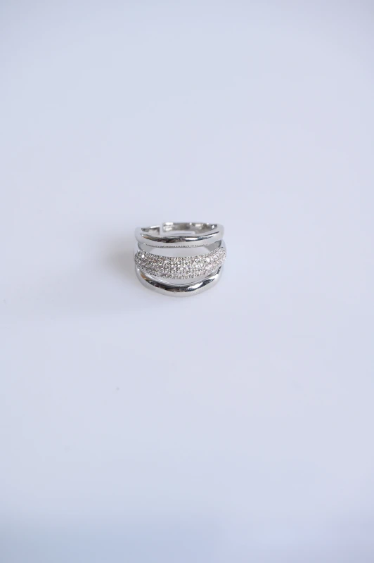 Ring Triple Strass 