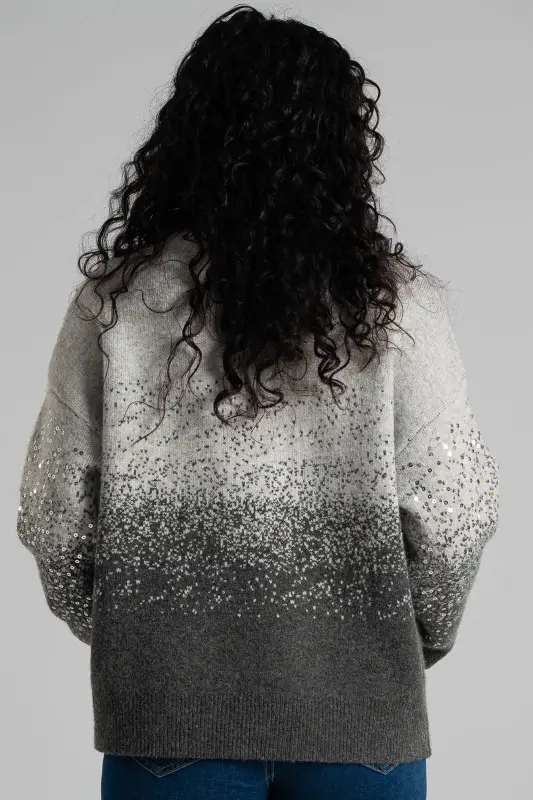 Δίχρωμο Πουλόβερ Παγιέτες