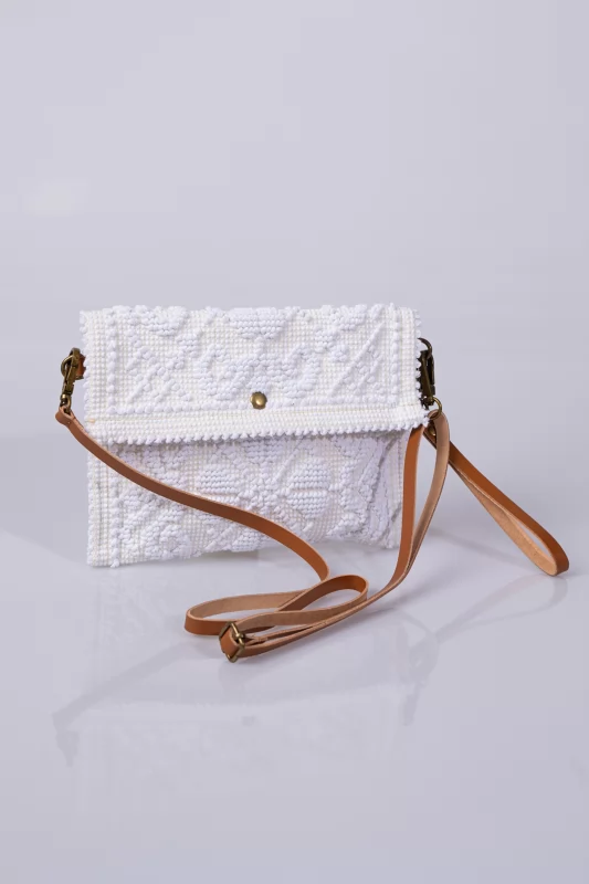 Φάκελος Mini Boho Λευκό