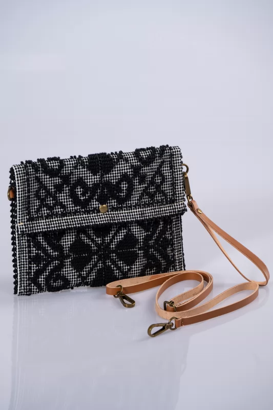 Φάκελος Mini Boho Μαύρο