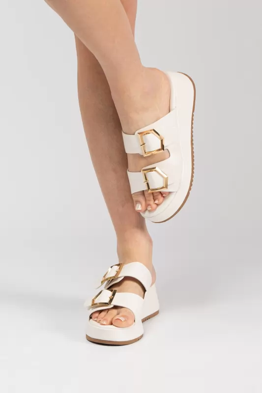 Flatform Leatherette Buckle