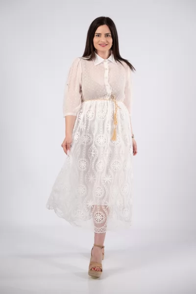 Φόρεμα Amalia Λευκό