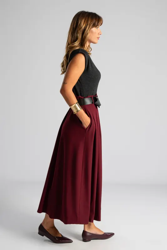 Dress Sleeveless Different Textures Maxi