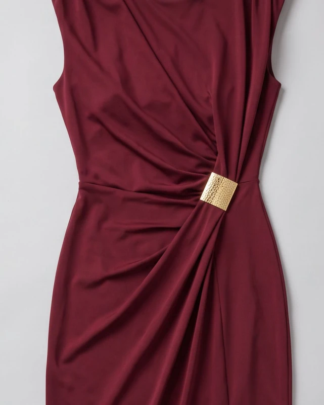 Dress Sleeveless with Decorative Detail