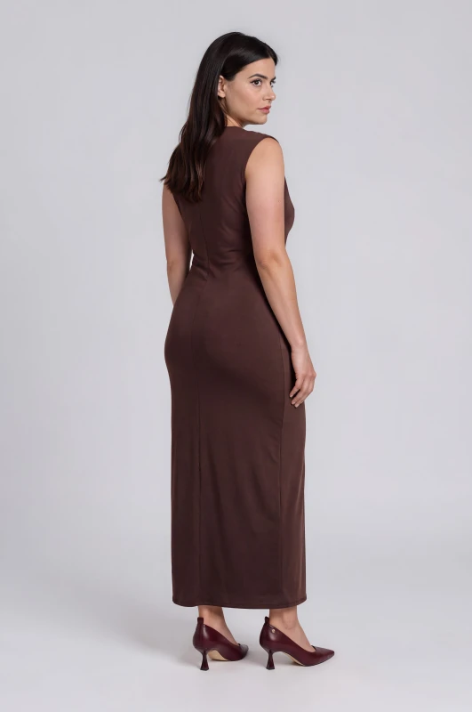 Dress Sleeveless with Decorative Detail